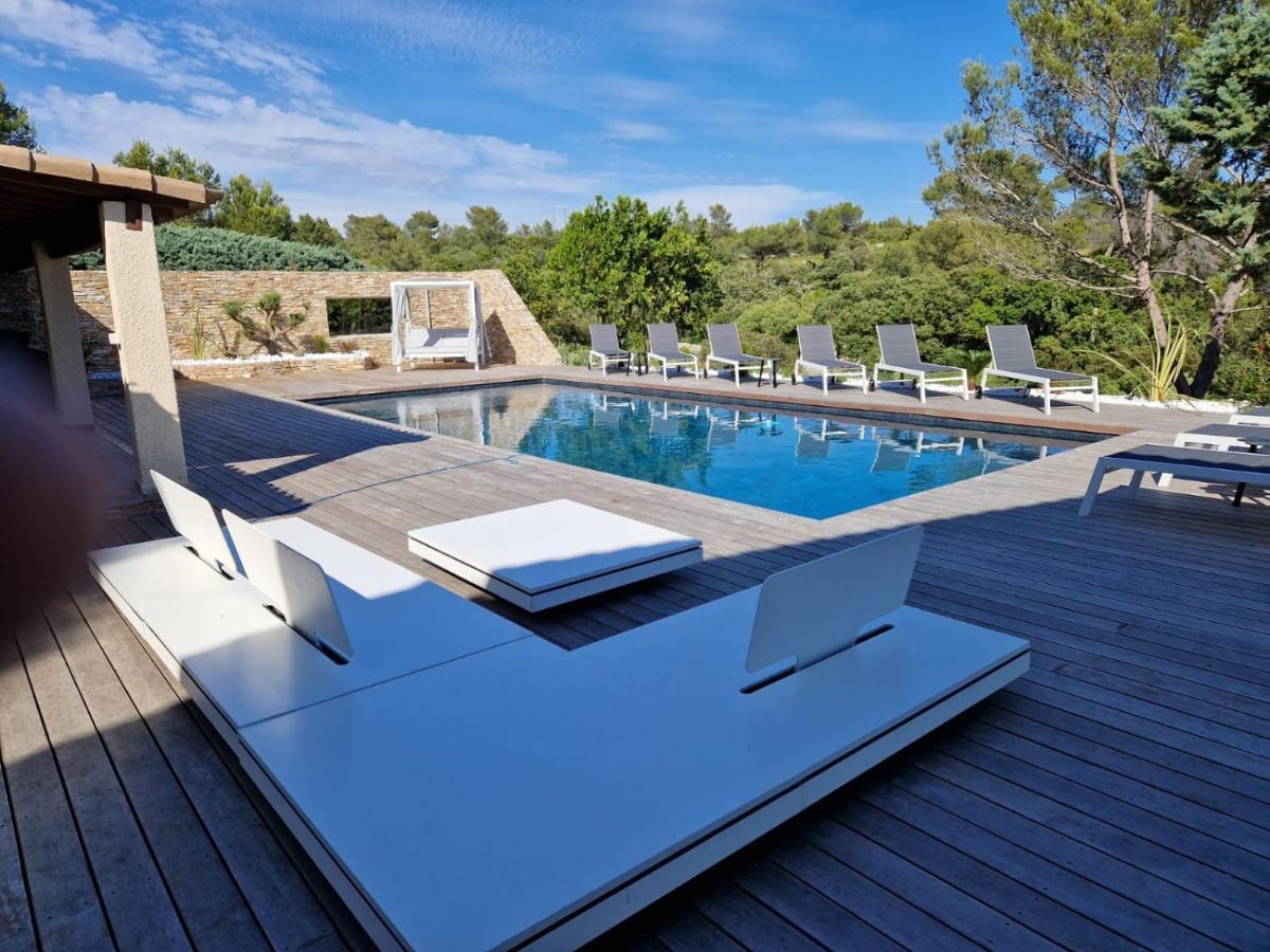 Magnifique Villa De Luxe Au Coeur De La Garrigue Nimes Ngoại thất bức ảnh